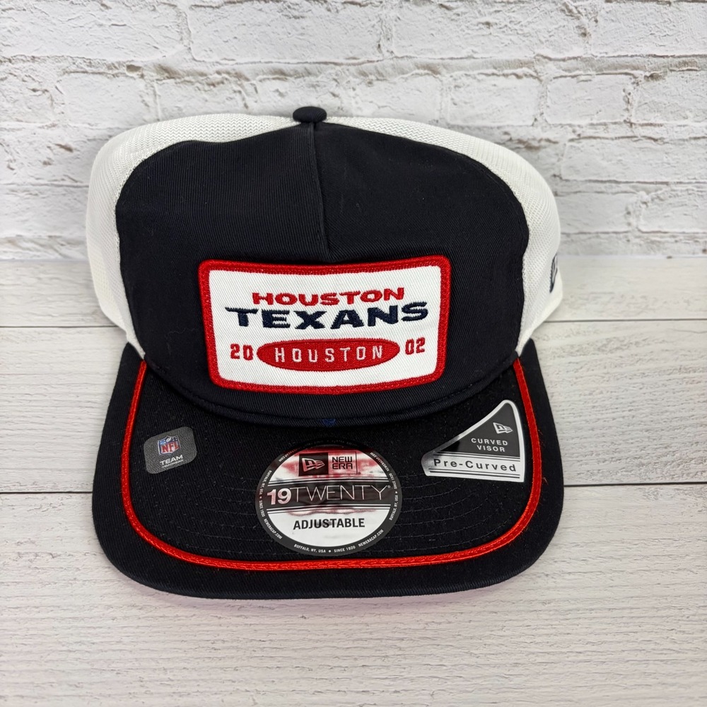 Houston Texans New Era 19Twenty Patch SnapBack Hat Cap Blue One Size NEW